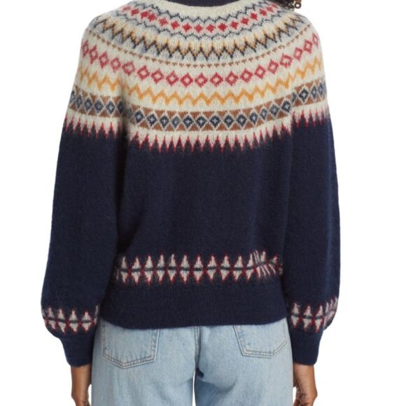 DÔEN Amble Fair Isle-Inspired Mohair-Blend Cardigan (Medium) - Picture 4 of 16